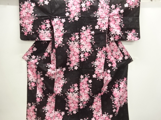 JAPANESE KIMONO / YUKATA / COTTON / SAKURA